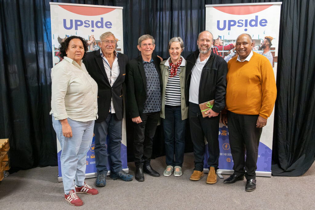 Panellists and seminar organisers from Upside Community Services.